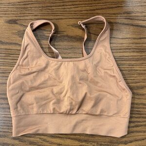 Fabletics Light Brown Sports Bra